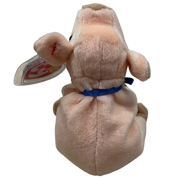 VTG TY Beanie Baby 1999 Knuckles Pig Original Tag Blue Ribbon - Picture 4 of 7